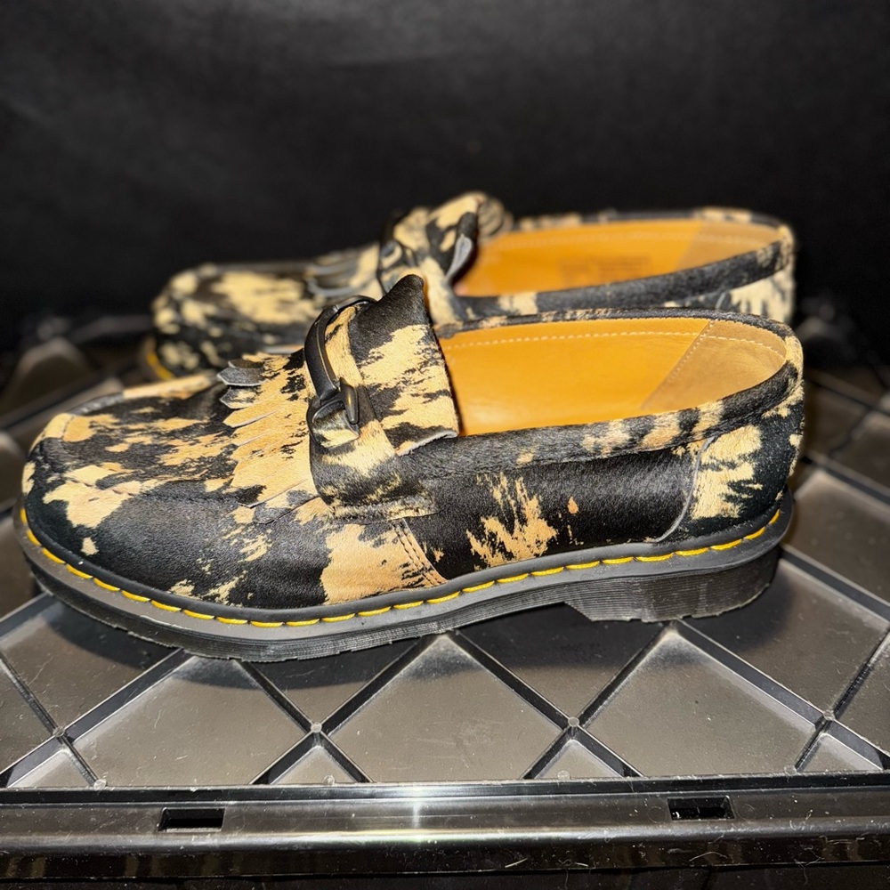 Dr. Martens Black and Tan Loafers